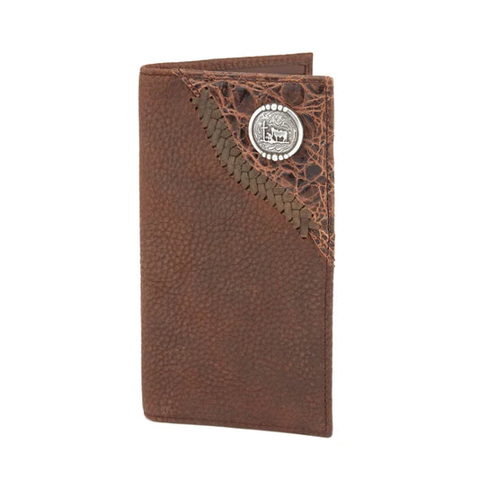 Mustang Ridge Croco Laced Leather Wallet