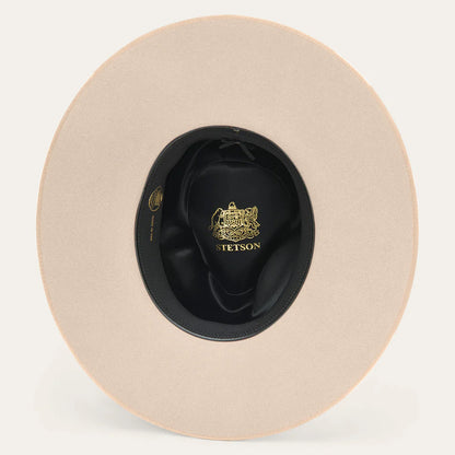 Stetson Midtown Bone Wide Flat Brim Hat