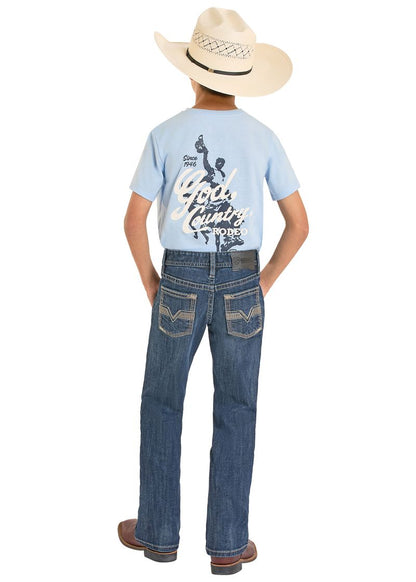 Rock & Roll Denim BB Gun Dark Wash Boot Cut Jean