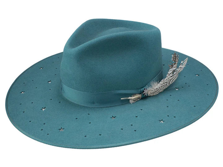 Stetson Night Sky Teal Fedora