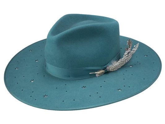 Stetson Night Sky Teal Fedora