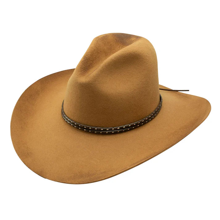 Stetson Sand Hollow Toffee 4X Wool Felt Western Cowboy Hat
