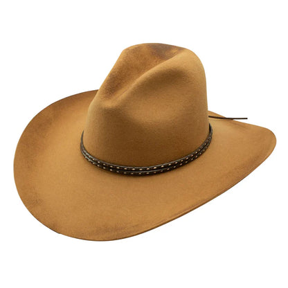 Stetson Sand Hollow Toffee 4X Wool Felt Western Cowboy Hat