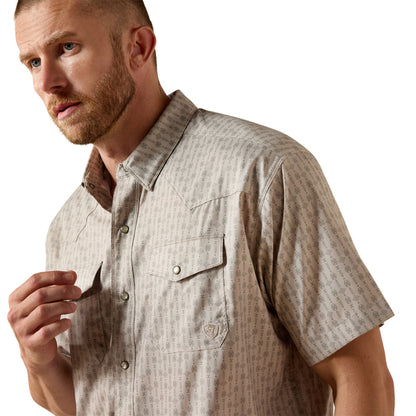 Ariat VentTEK Island Fossil Classic Fit Snap Shirt