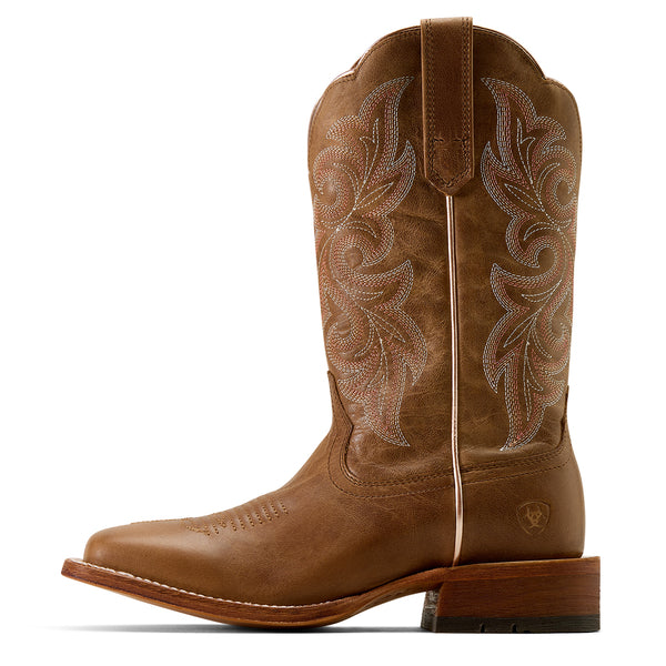 Ariat Country Lane Ladies Natural Tan Square Toe Boot