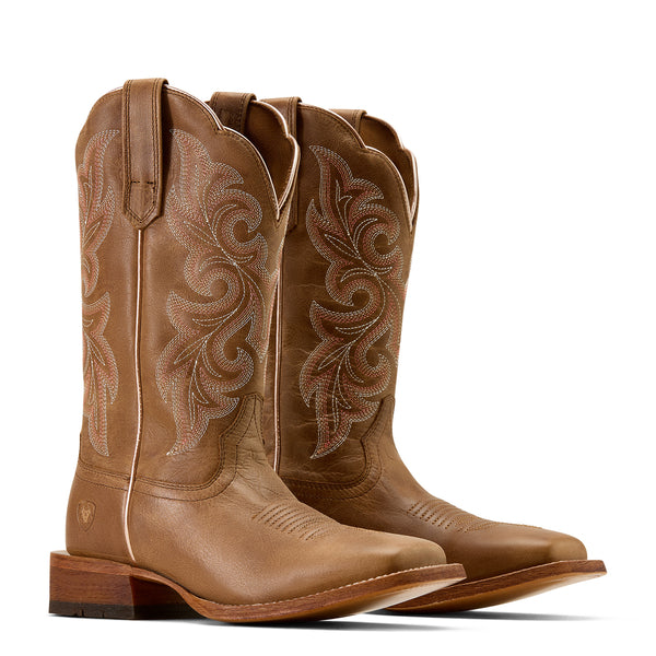 Ariat Country Lane Ladies Natural Tan Square Toe Boot