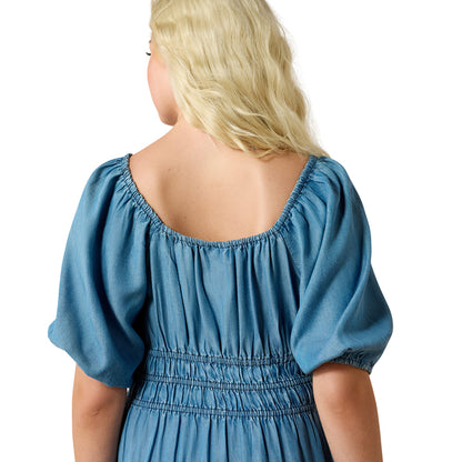 Ariat Juliet Light Wash Indigo Dress