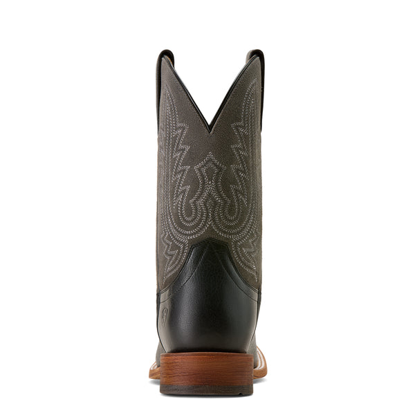 Ariat County Roads Nightshade Black Wide Square Toe Cowboy Boot