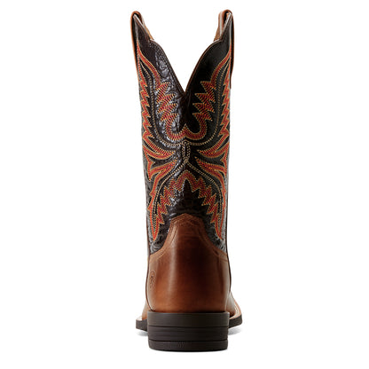 Ariat Brush Creek Tan Wide Square Toe Western Boot
