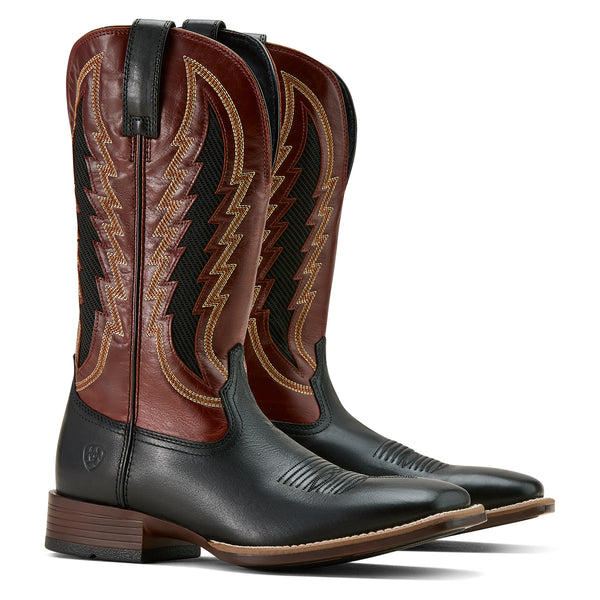 Ariat Dakota Black Cinnamon VentTEK Cowboy Boot