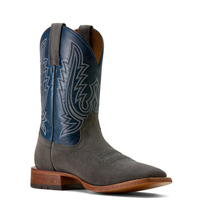 Ariat County Roads Iron Grey Wide Square Toe Cowboy Boot