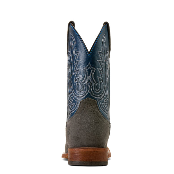 Ariat County Roads Iron Grey Wide Square Toe Cowboy Boot