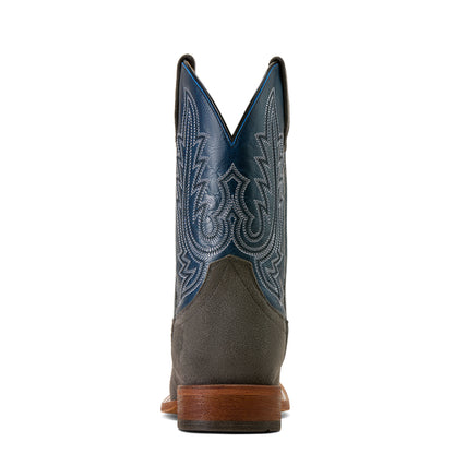 Ariat County Roads Iron Grey Wide Square Toe Cowboy Boot
