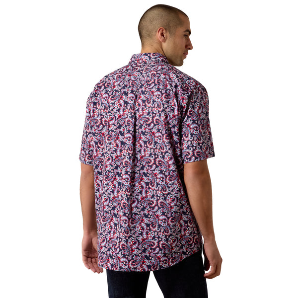 Ariat Bennie Evening Blue Paisley Classic Fit Shirt