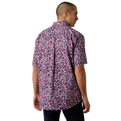 Ariat Bennie Evening Blue Paisley Classic Fit Shirt