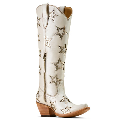 Ariat Casanova Ivory Pearl Star X Toe Western Boot