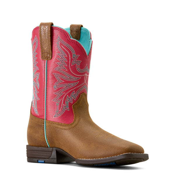 Ariat Westwood Wicker/Hot Pink Wide Square Toe Western Boot