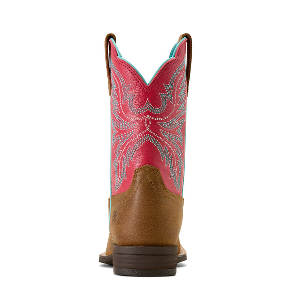Ariat Westwood Wicker/Hot Pink Wide Square Toe Western Boot