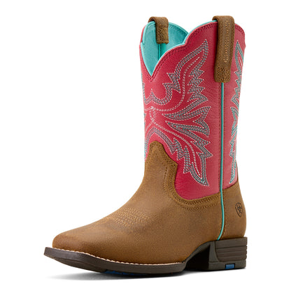 Ariat Westwood Wicker/Hot Pink Wide Square Toe Western Boot