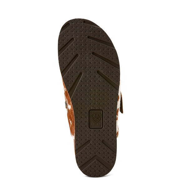 Ariat Brown Cow Hair On Country Mule