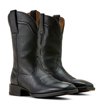 Ariat Alden Eclipse Black Wide Square Toe Western Boot