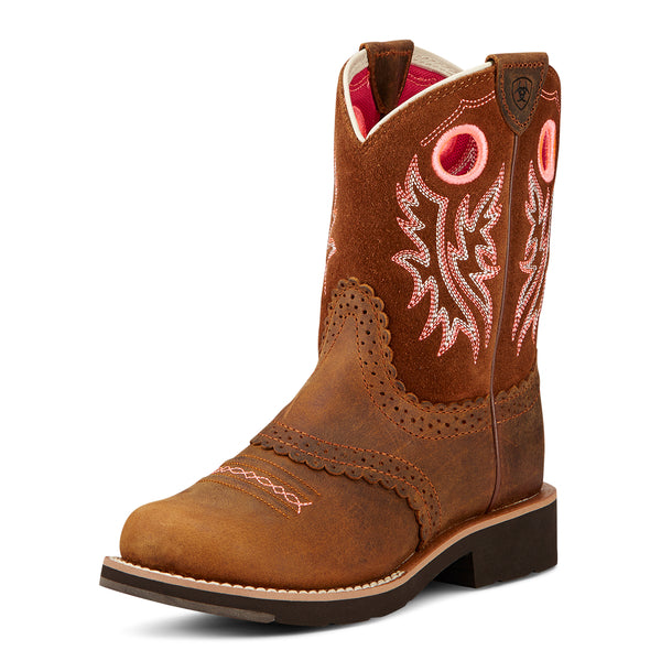 Ariat Fatbaby Powder Brown Cowgirl Western Boot