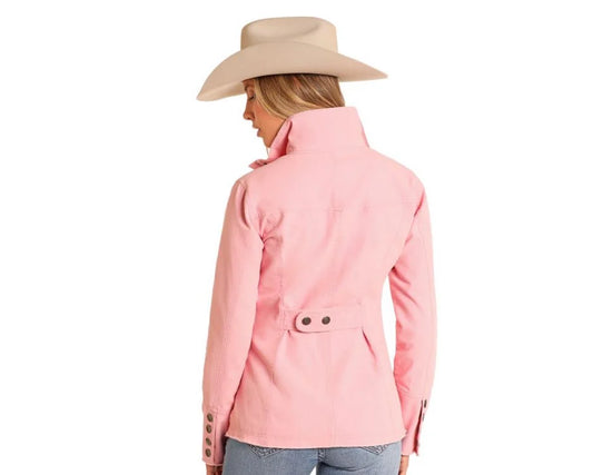 POWDER RIVER BABY PINK COTTON CANVAS JACKET
