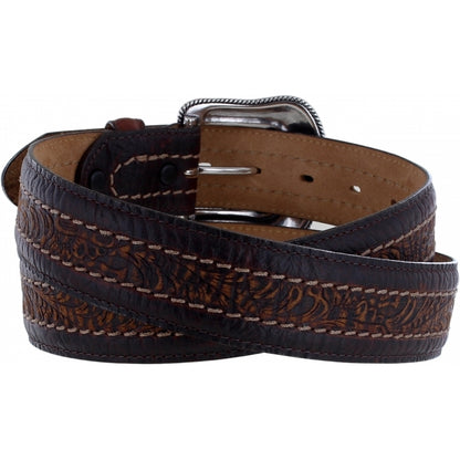 Justin Men's Dark Brown Sheridan Belt