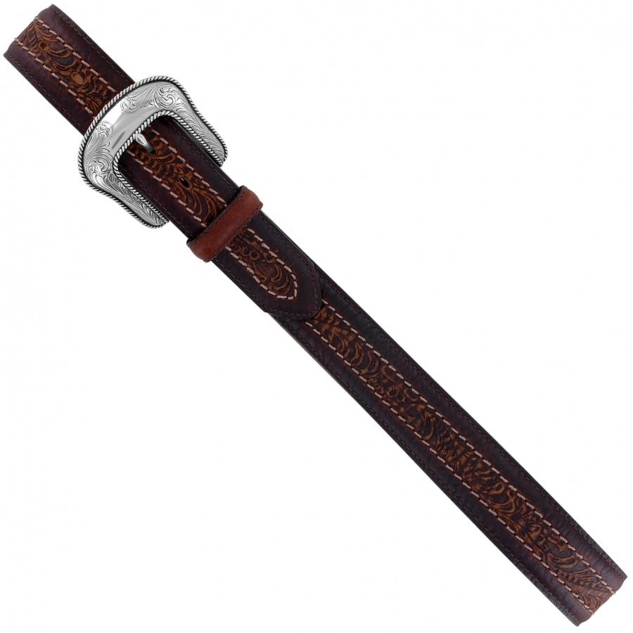 Justin Men's Dark Brown Sheridan Belt