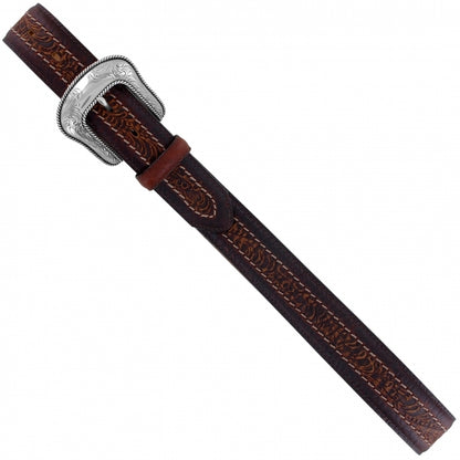 Justin Men's Dark Brown Sheridan Belt