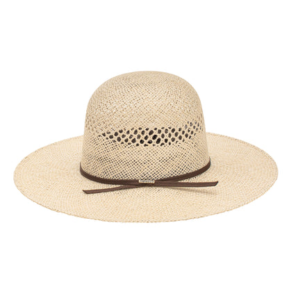 Resistol Montgomery Natural Open Crown Straw Hat