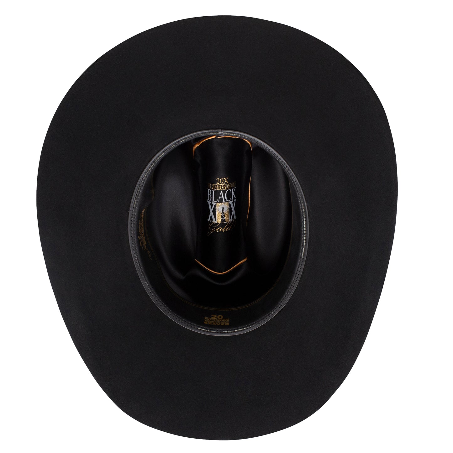 Resistol 20X Black Gold Cowboy Hat