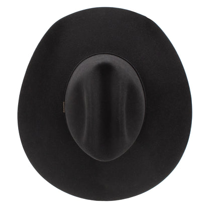 Resistol RB Five Star Black Felt Cowboy Hat