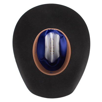 Resistol RB Five Star Black Felt Cowboy Hat