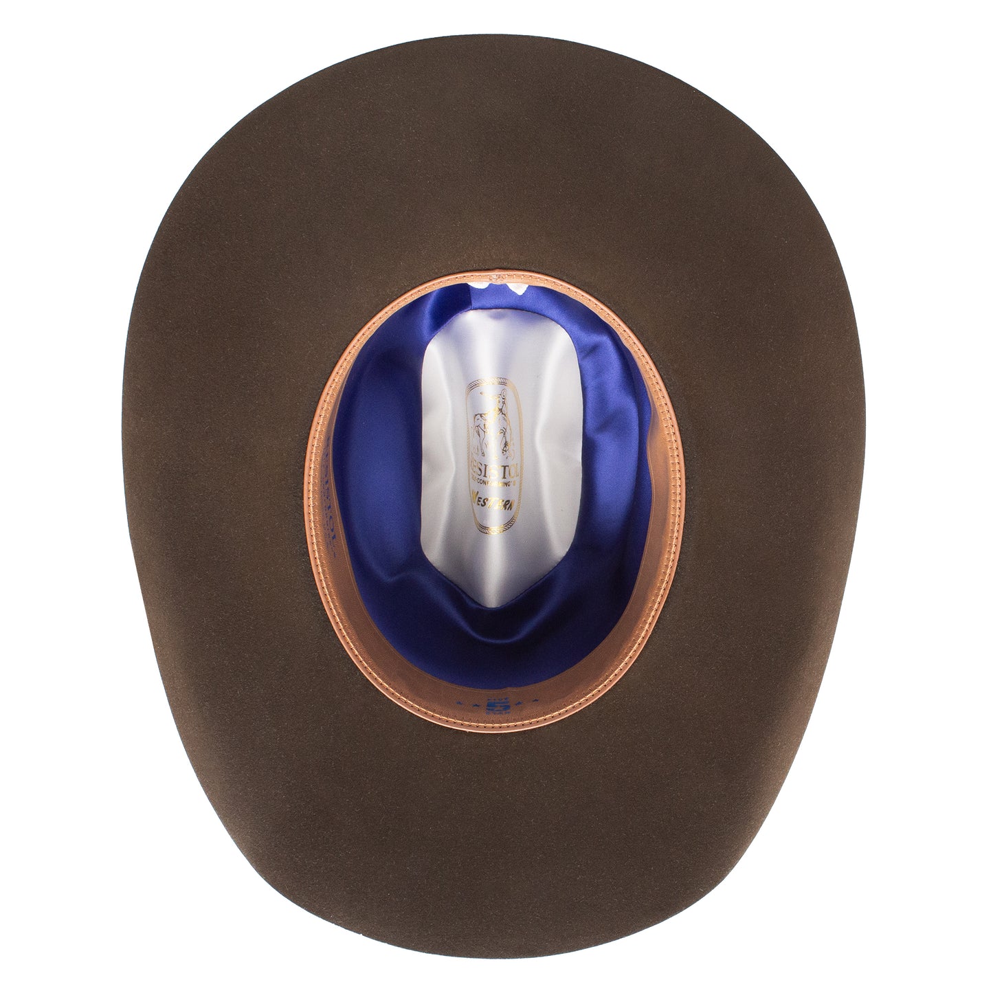 Resistol Brown RB Five Star Felt Cowboy Hat