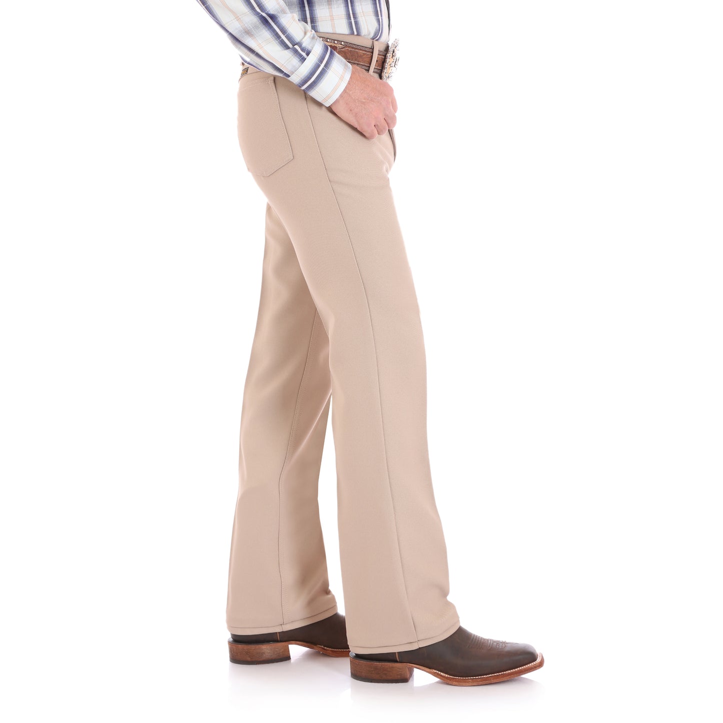 Wrangler Wrancher Men's Khaki Dress Jean