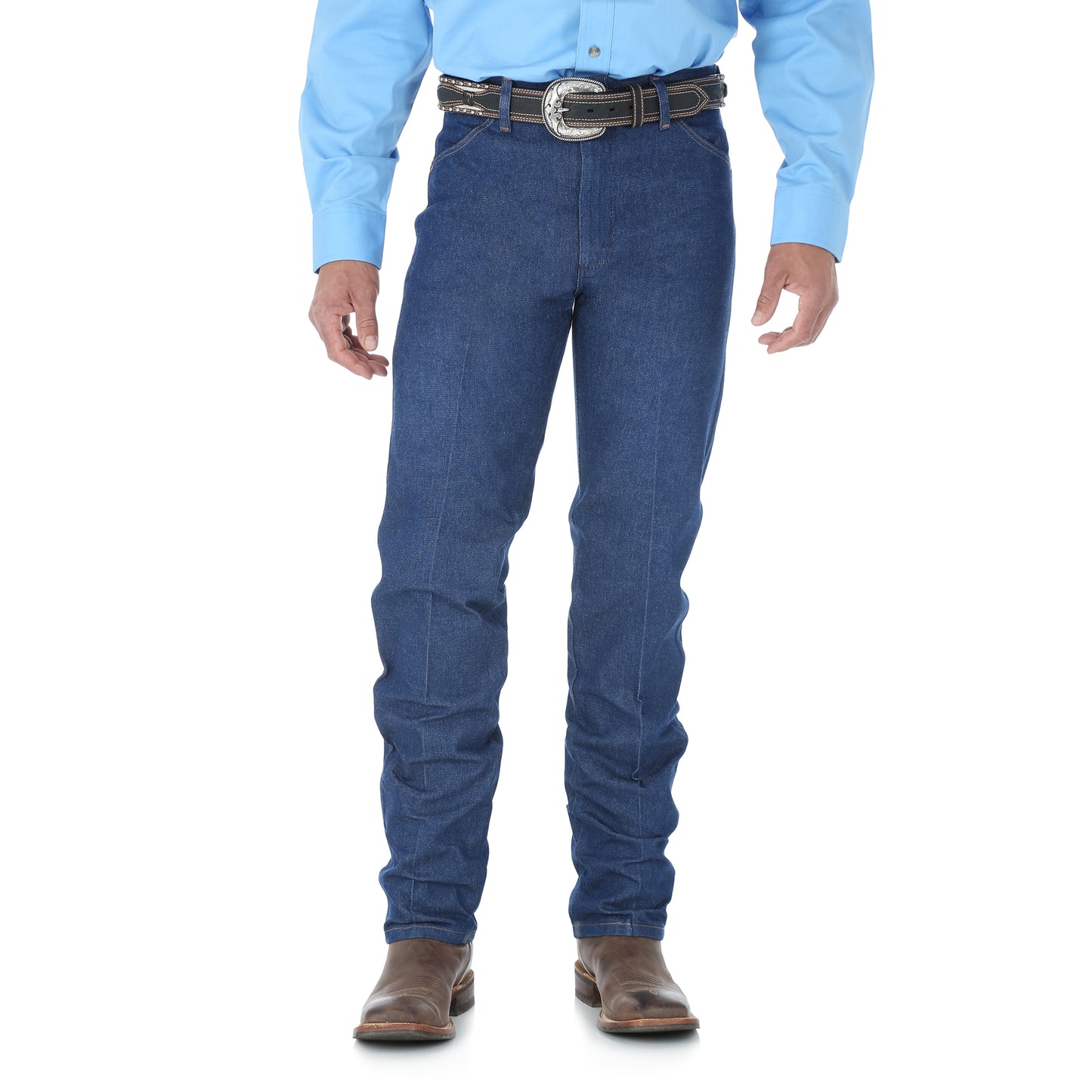 Wrangler 13MWZ Men's Cowboy Cut Rigid Indigo Original Fit Jean