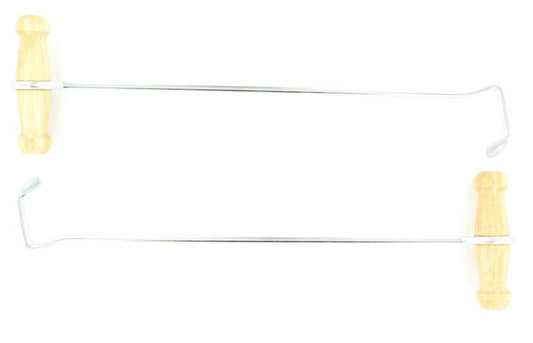 13 INCH NATURAL WOOD BOOT HOOK