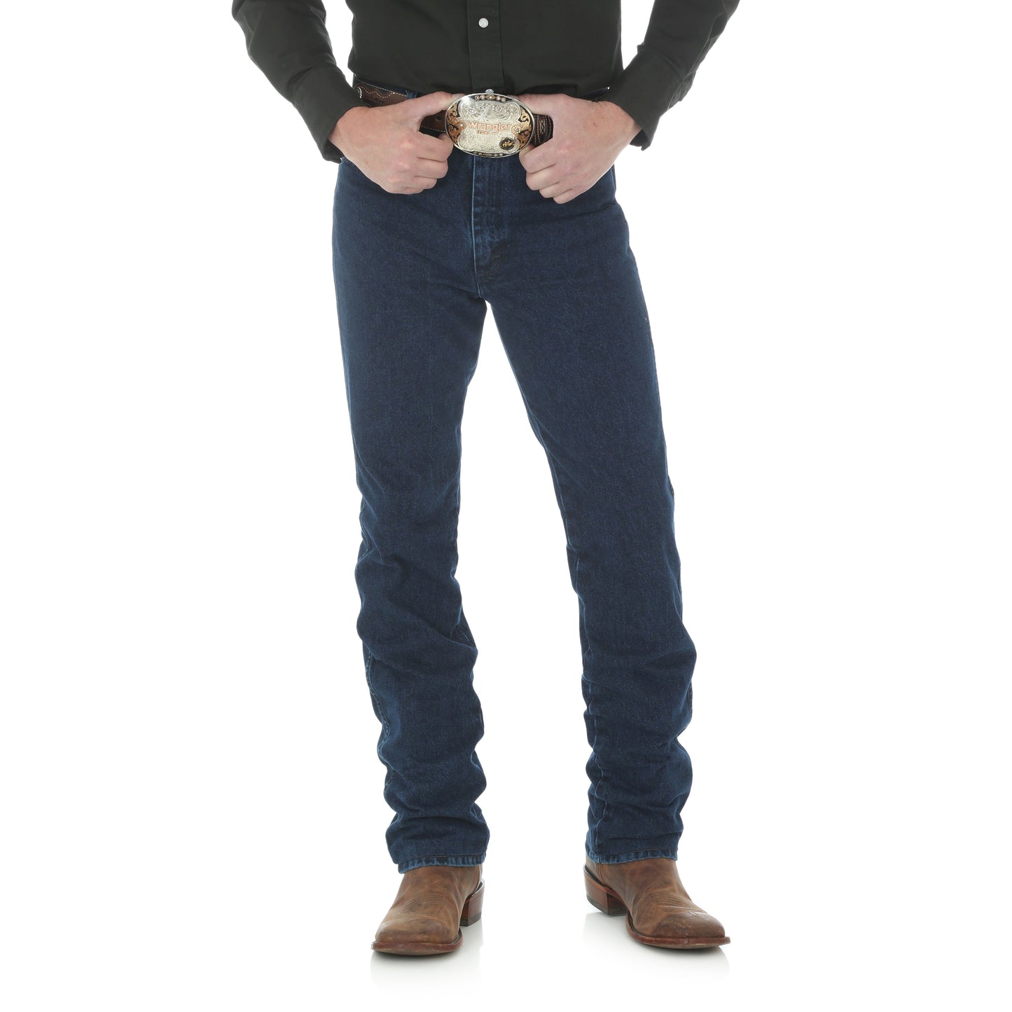 Wrangler Men's Dark Stone Cowboy Cut Slim Fit Jean