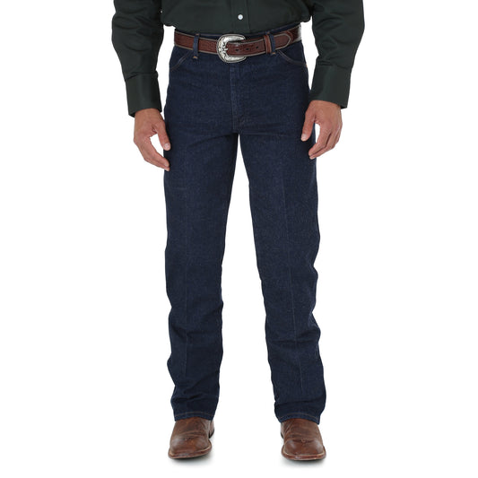 Wrangler Men's Cowboy Cut Navy Regular Fit Stretch Jean