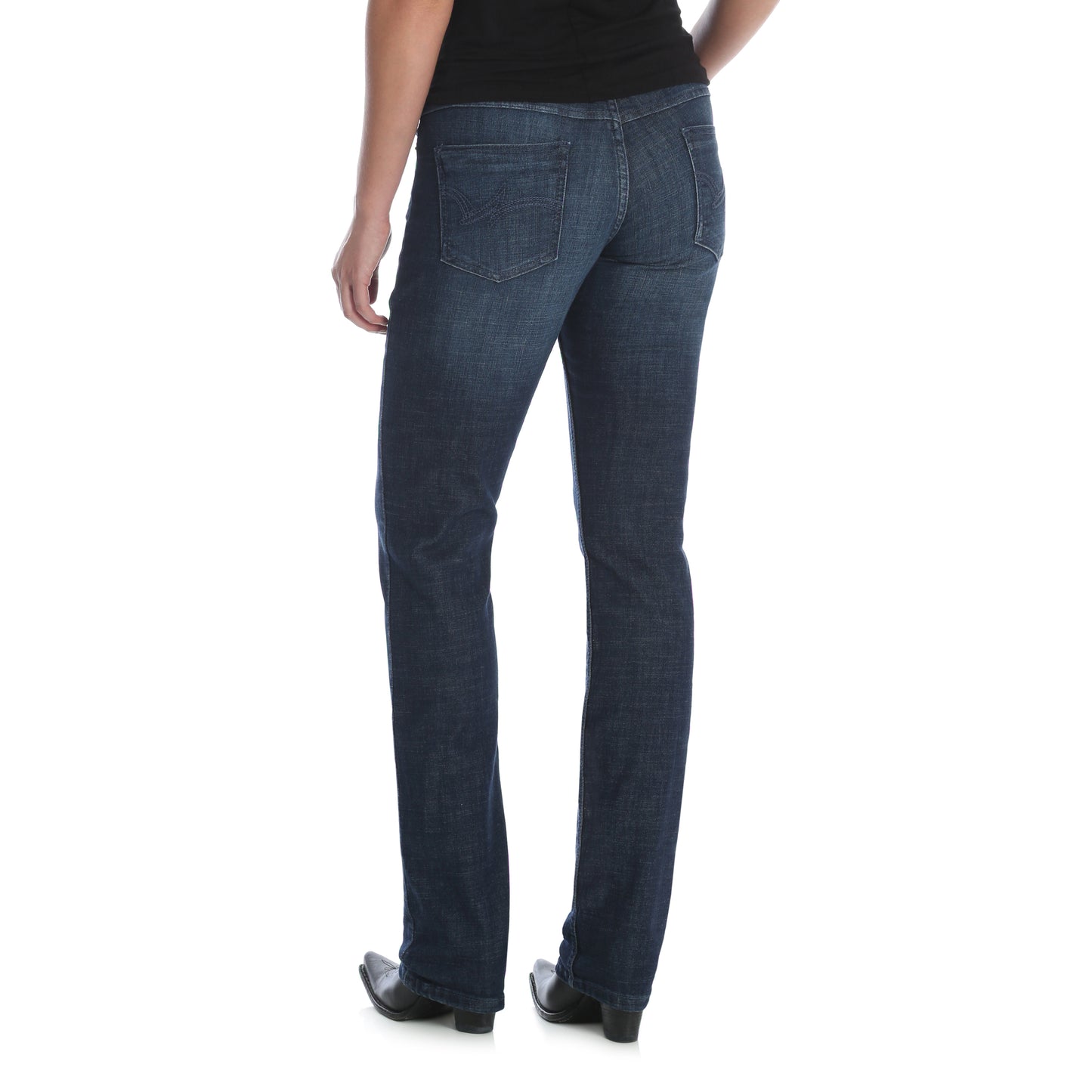 Wrangler Mid Rise Straight Leg Jean