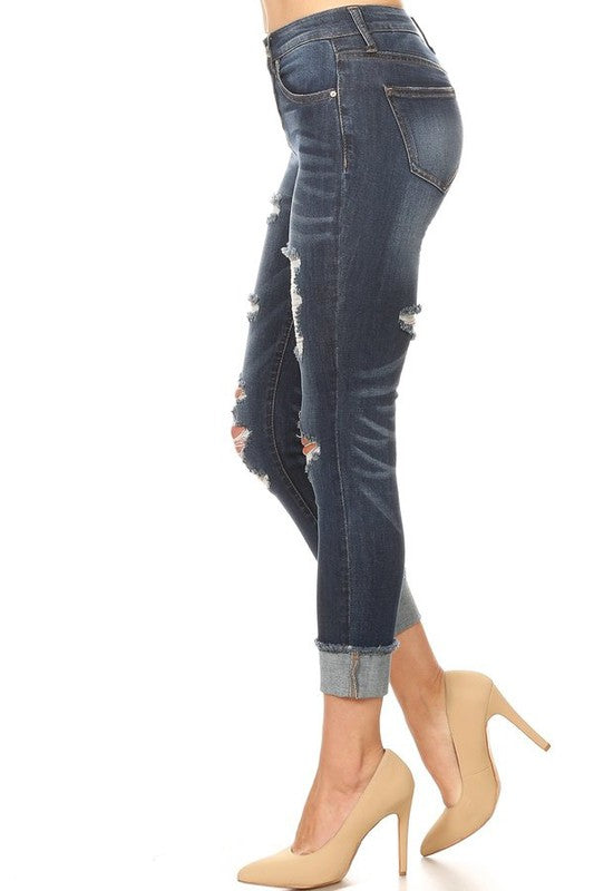 DARK ANKLE SKINNY