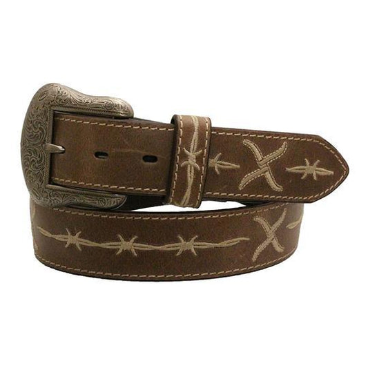 Twisted X Men's Brown Logo Belt