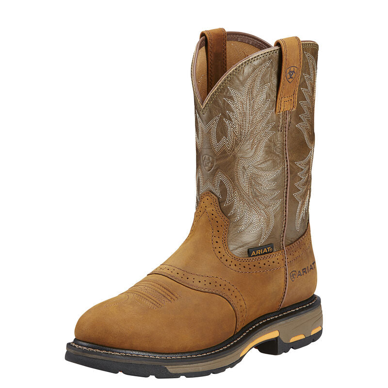 Ariat Workhog Pull-on Aged Bark Work Boot