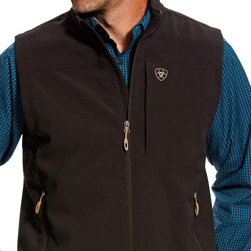 Ariat Men's Vernon 2.0 Coffee Bean Softshell Vest