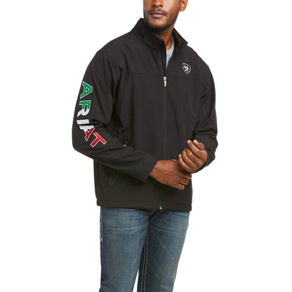Ariat Men's New Team Softshell MEXICO Water Resistant Jacket