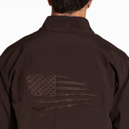 Ariat Logo 2.0 Patriot Coffeebean Softshell Water Resistant Concealed Carry Jacket