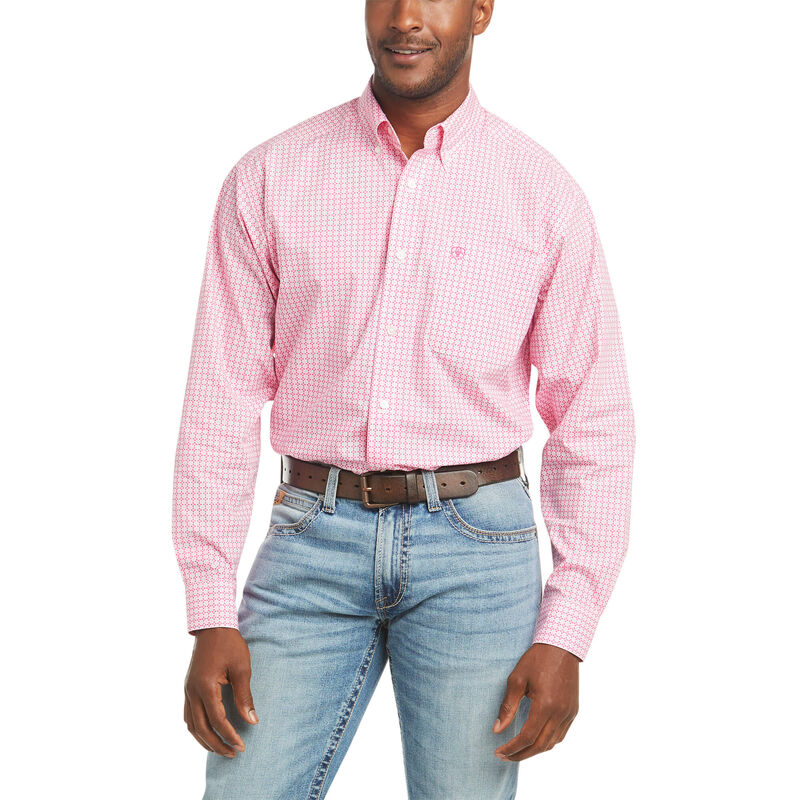 ARIAT Phineas Paisley Pink Classic Fit Shirt