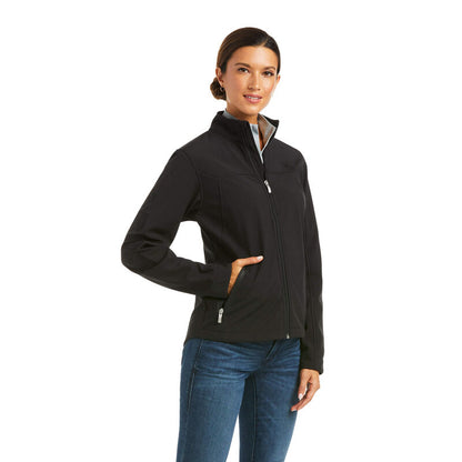 Ariat New Team Black/Black Softshell Jacket