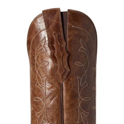 Ariat Heritage Dark Tan D Toe Stretch Fit Western Boot